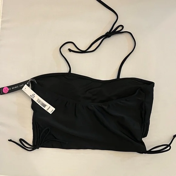 Tahari 3 Piece Black Bikini with Matching Sarong. size L. NWT. - Picture 7 of 13